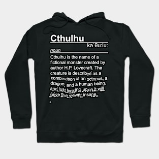 Cthuthlu - Dictionary Definition Hoodie